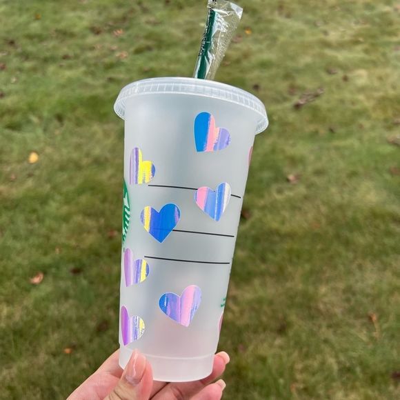 Custom made Starbucks tumbler made on my cricut! - Picture 5 of 7